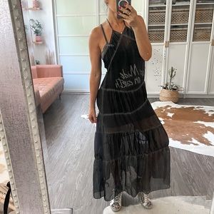 MALIBU DESIGNER * SUGAR DADY BRABD  MAXI DRESS SIZE S